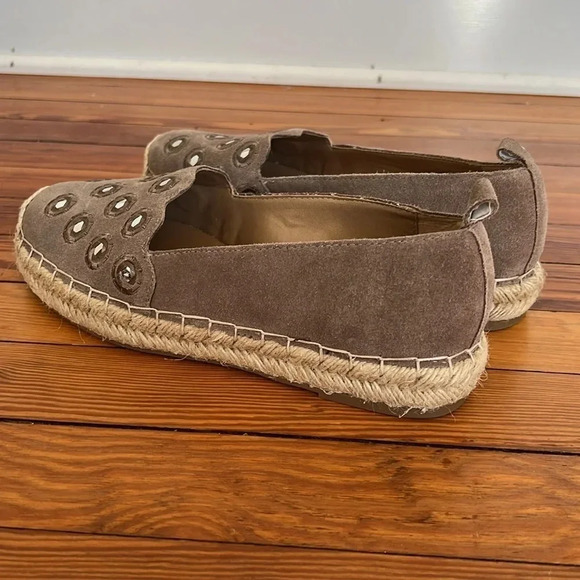 Crown Vintage Leather Casual Espadrilles in NeutralTaupe - Size 8.5 - Picture 5 of 10
